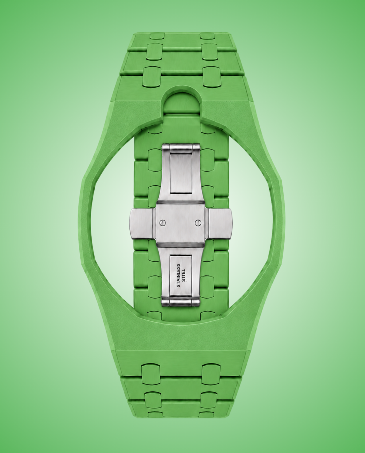 LUCIA - Bracciale ceramica verde contrasto