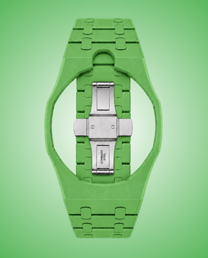 LUCIA - Bracciale ceramica verde contrasto
