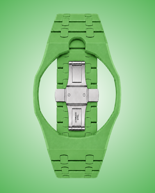 LUCIA - Bracciale ceramica verde contrasto