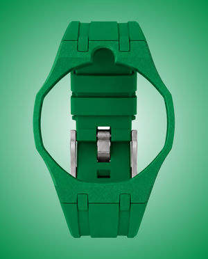GIULIA - Bracciale in silicone verde Royal Pop