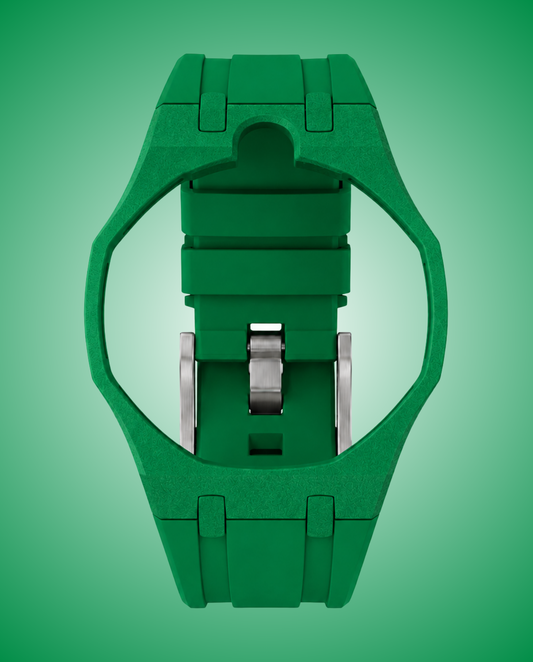 GIULIA - Bracciale in silicone verde Royal Pop