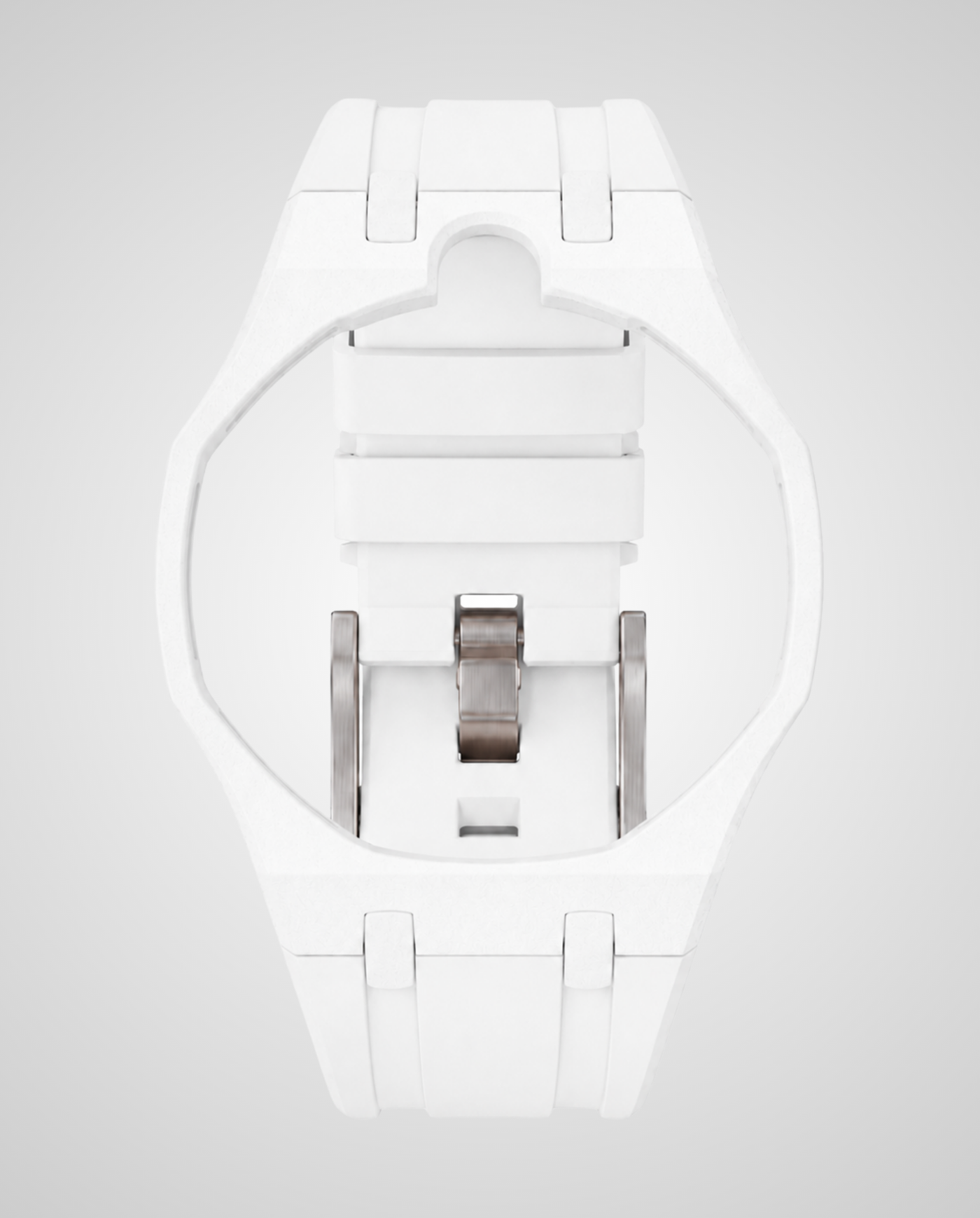 ALESSIA - Bracciale in silicone bianco