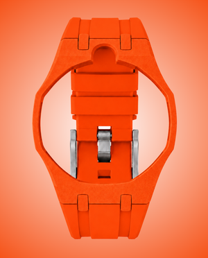 LUCA - Bracciale in silicone arancione ORENJI HACHI