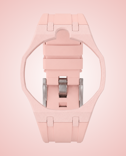 MATTEO - Bracciale in silicone rosso pop